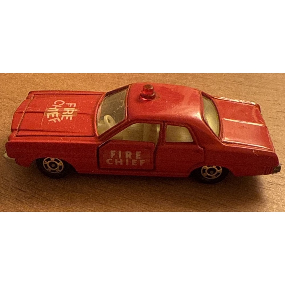 ORIGINAL‎ TOMICA TOMY DODGE CORONET CUSTOM FIRE CHIEF RED JAPAN LOOSE DOORS OPEN